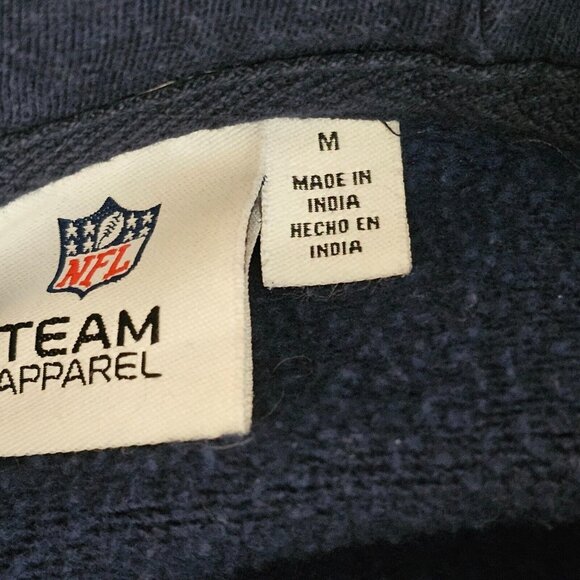 Dallas Cowboys Hoodie Mens M Blue NFL Team Apparel Pullover Football - Picture 3 of 11
